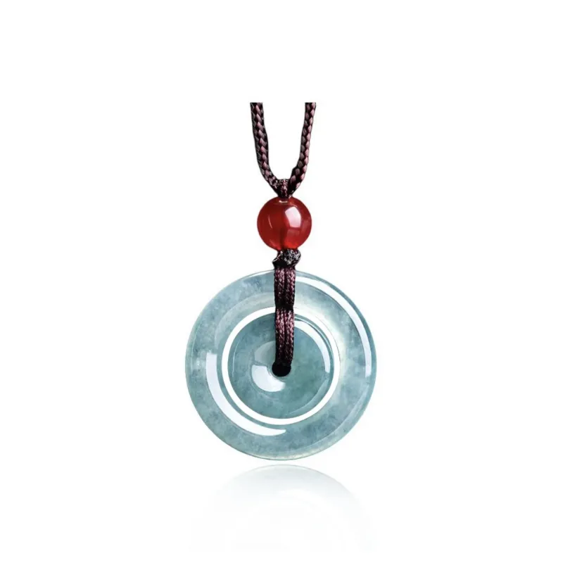 As Fury Bean Type Jadeite Necklaces Unisex-0