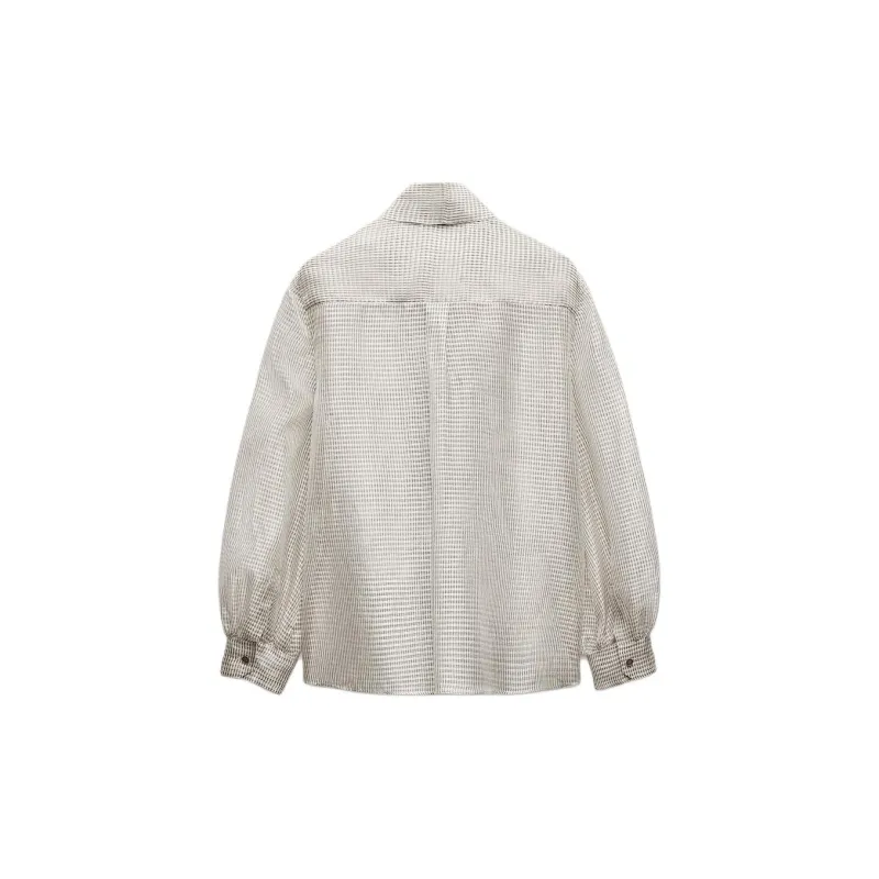 ZARA ZW Series Shirt Women's Gray-1