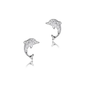 CUOOYINO 925 Sterling Silver Stud Earrings Women's Silver