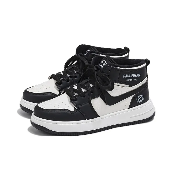 PAUL FRANK High Top Skateboard Shoes Unisex Rusty Red-17