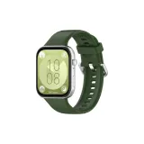 Huawei FIT3 Silver-Tone Buckle, Army Green