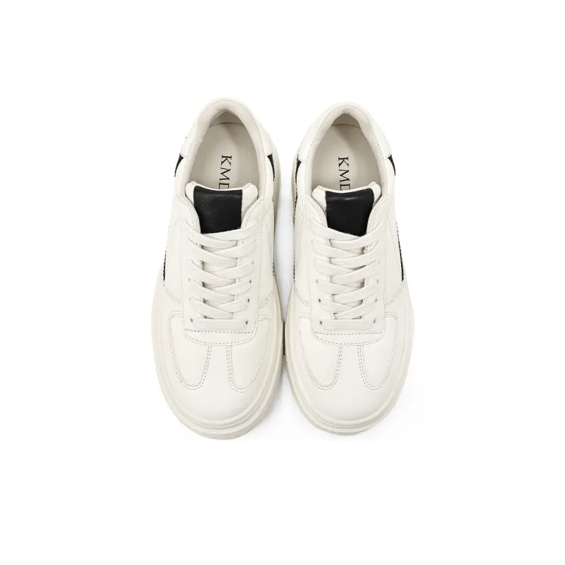 KMD Slip-Resistant Height Increasing Low-Top Skateboard Shoes Women's-2