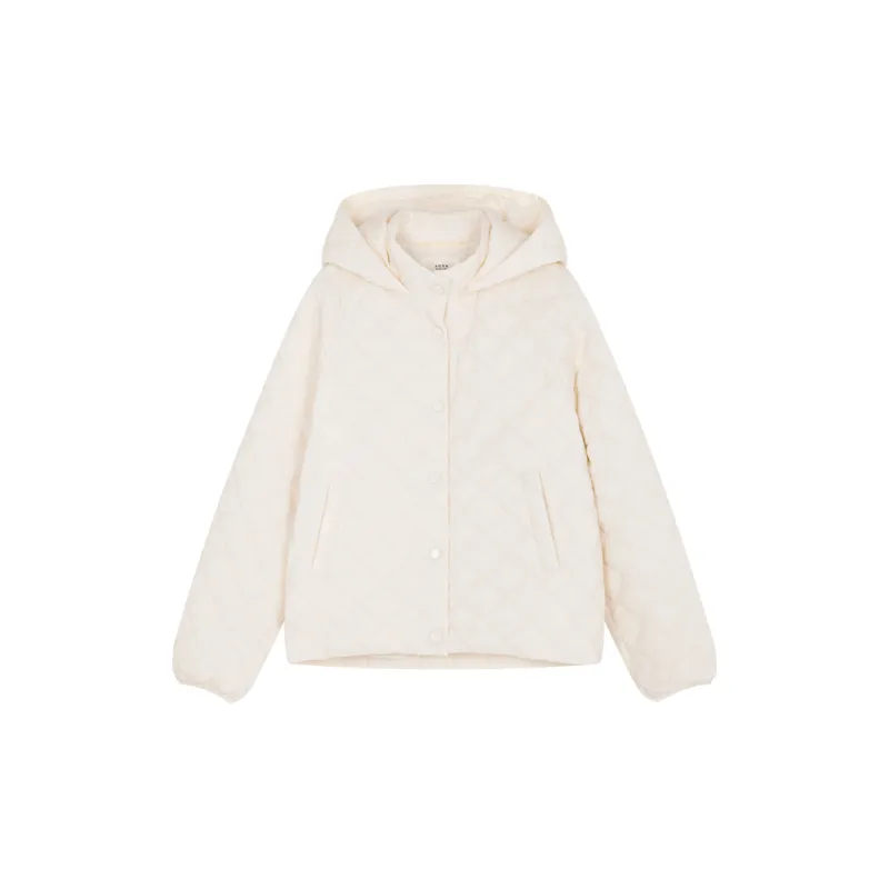 Mo Han Yi Mei Puffer Jacket Women's Ecru-0