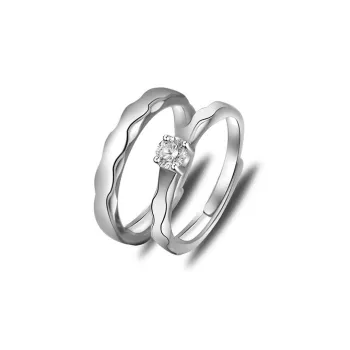 OGDAID Alloy Silver Plated Rings Unisex