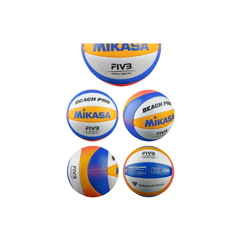MIKASA Nylon Composite Fabric Size 5 Volleyball Unisex Gold Sand Yellow/Sky Blue/Fiery Red-3