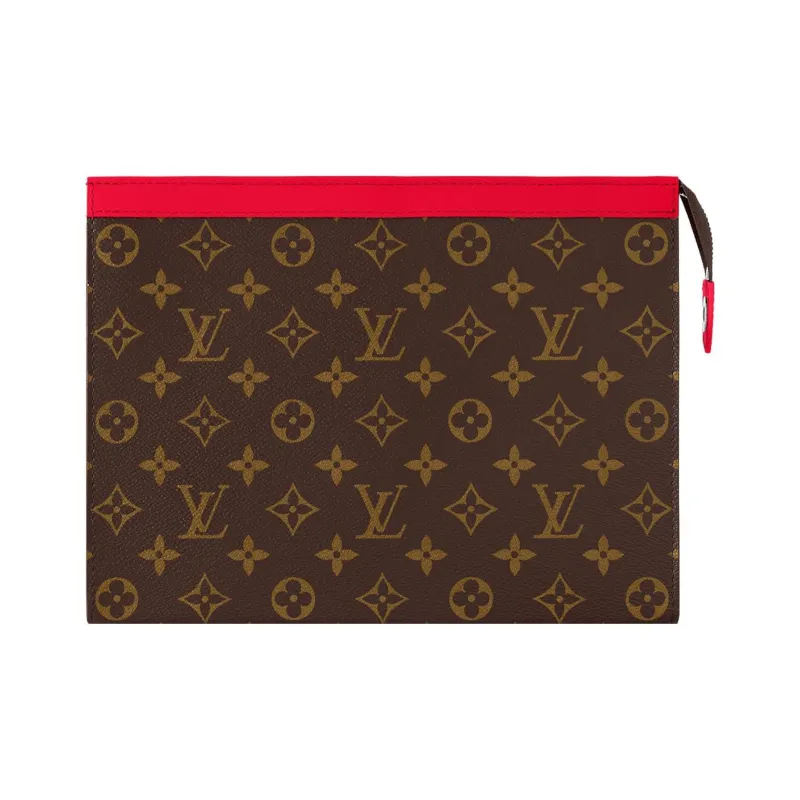 LOUIS VUITTON Pochette Voyage Mm Colormania Red-2
