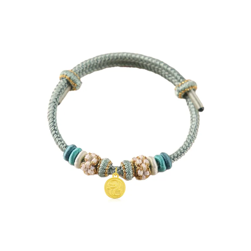 Zheng Tai Fook Gold Bracelet Unisex-9
