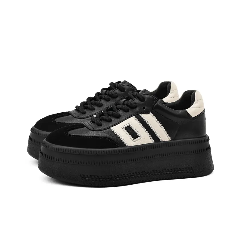 KMD Height Increasing Low Top Skateboard Shoes Women's-5