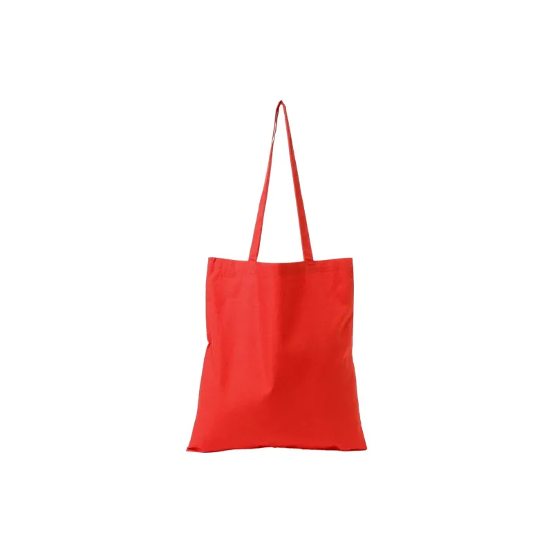 Beams Cotton Tote Bag, Shopping Bag, Shoulder Bag, Handbag Women's Red/Pink-2