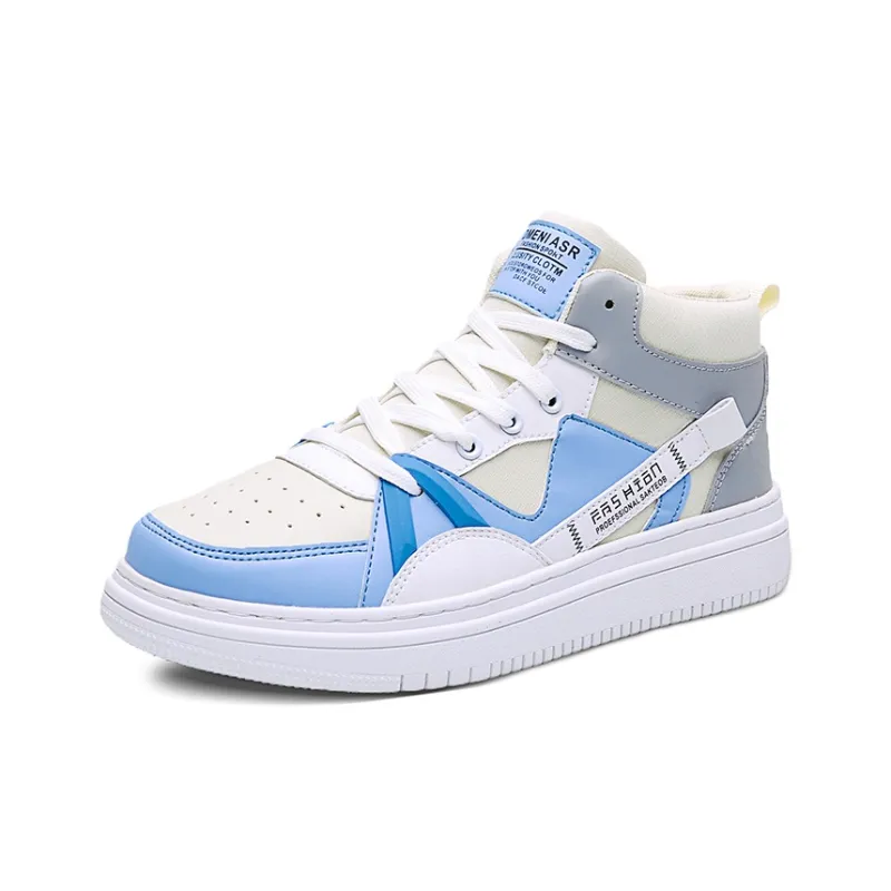SOURCE Wrapping Anti Slip Shock Absorbing And Wear Resistant High Top Skateboard Shoes Men's-1