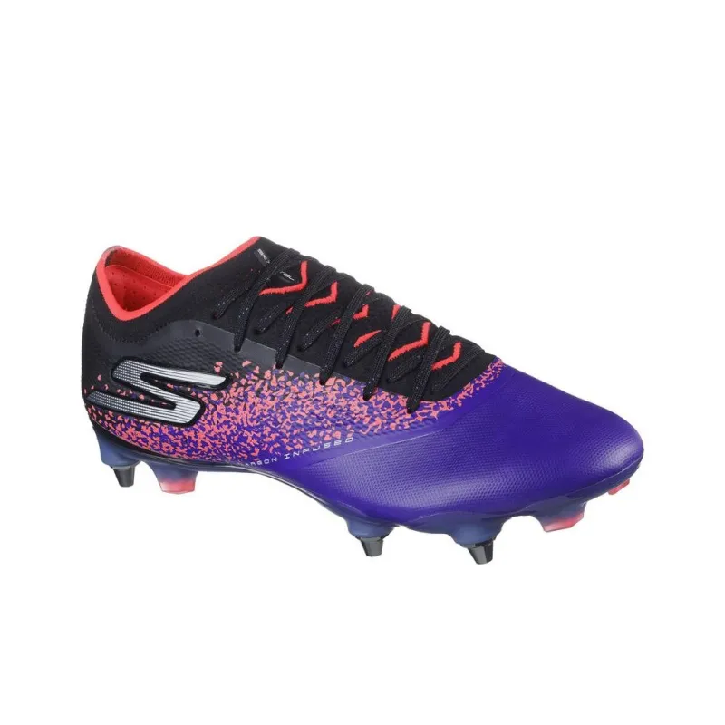 Skechers RAZOR - 1.5 ELITE Anti-Slip Wear-Resistant Soccer Shoes Unisex Purple-2