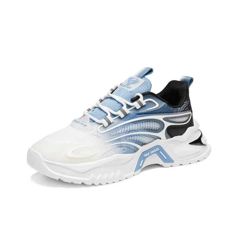 MABEL&CO Low Top Chunky Sneakers Men's Blue-0