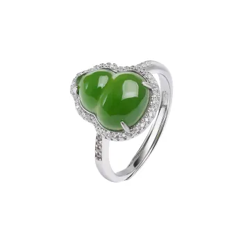 Oriental Jade Hetian Jade Rings Jasper Women's