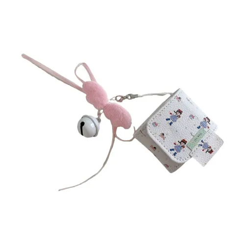 Baohuguang Compatible With AirPods 1/2/3 Leather Ins Cute Cartoon Leather Dandelion Girl Fully Enclosed Headphone Cases