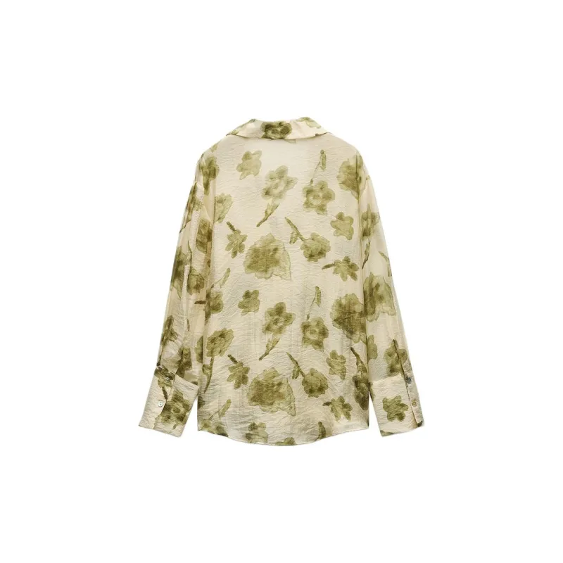 ZARA Shirts Women's Green-1