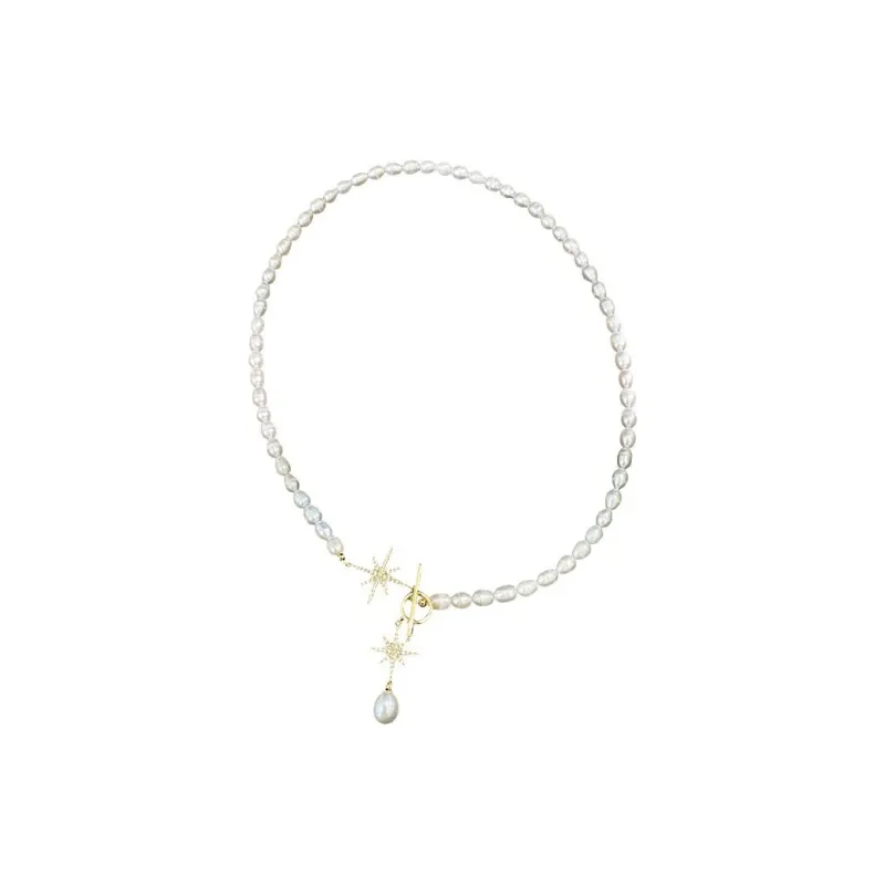 Andaozi Freshwater Pearl Necklaces Women's-7