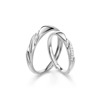 JOFY S925 Silver Rings Unisex Gift Box Set