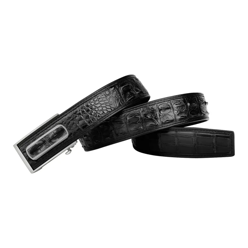 CATELLES Crocodile Leather Leather Belts Men's 3.5/3.8cm-3