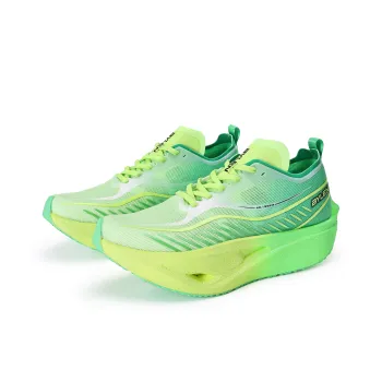 BYLEN Anti Slip And Wear Resistant Breathable Low Top Marathon Running Shoes Unisex Mismatched Color Moscow Green