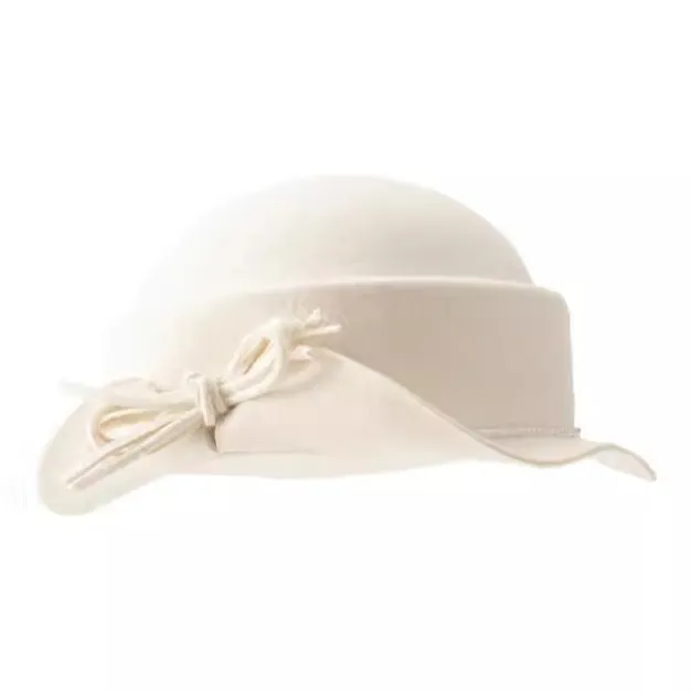 Peach Tea Wool Top Hats Women's-1