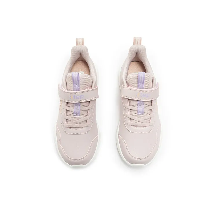 XTEP Anti Slip Wear Resistant Low Top Kids' Running Shoes Micro Rose Red Lavender Kids'-2