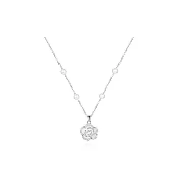 Floating Joy 925 Sterling Silver Necklaces Women's Snake Year Good Luck
