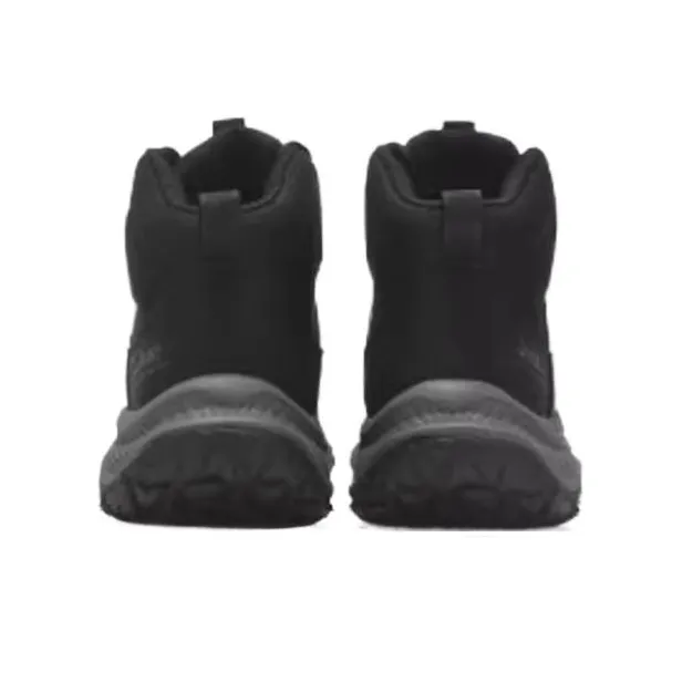 Jeep Cushioning Anti Slip Wear Resistant Impact Resistant Lightweight Mid Top Hiking Shoes Unisex Black-3