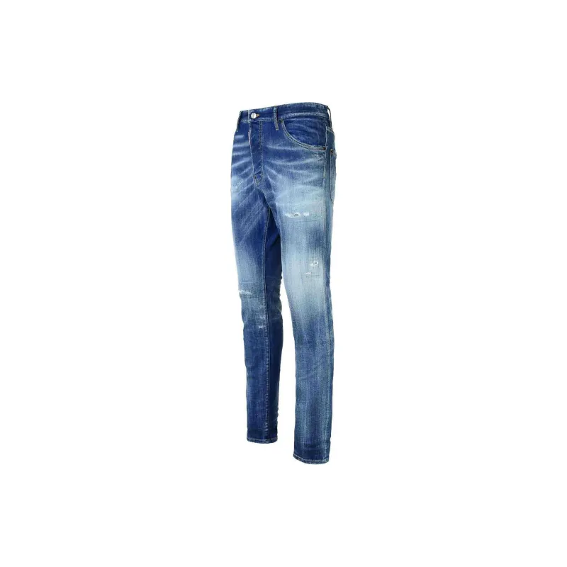 DSQUARED 2 Straight Leg Distressed Jeans-2