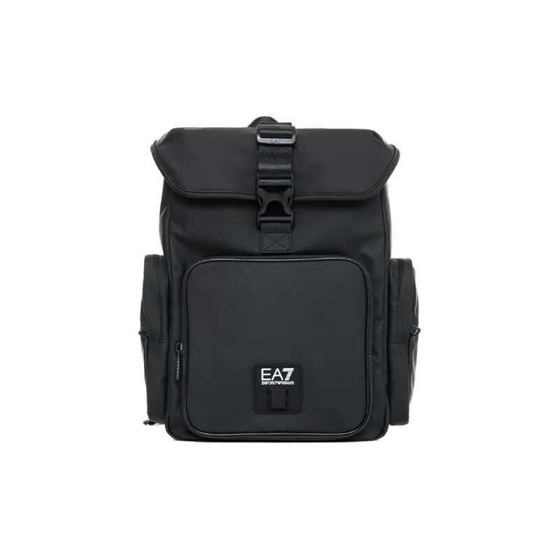 EMPORIO ARMANI EA7 Polyester Backpack Unisex Black-0