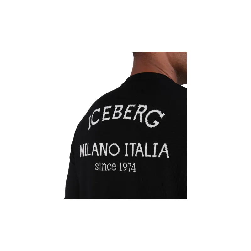 Iceberg x TANGMUMAO T Shirt Men's Black-7