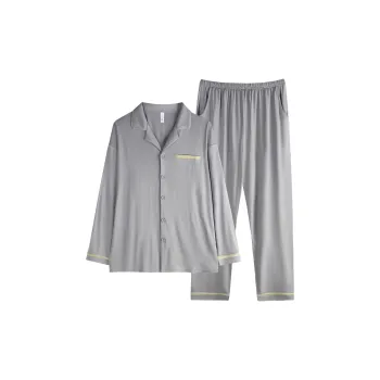 Xuan Liang Pajama Set Men's Mist Gray