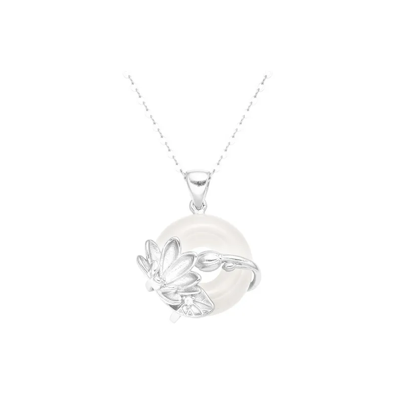 Baozhi Chalcedony Necklaces Unisex-4