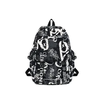 LEXI Nylon Student Backpack Unisex Multicolor