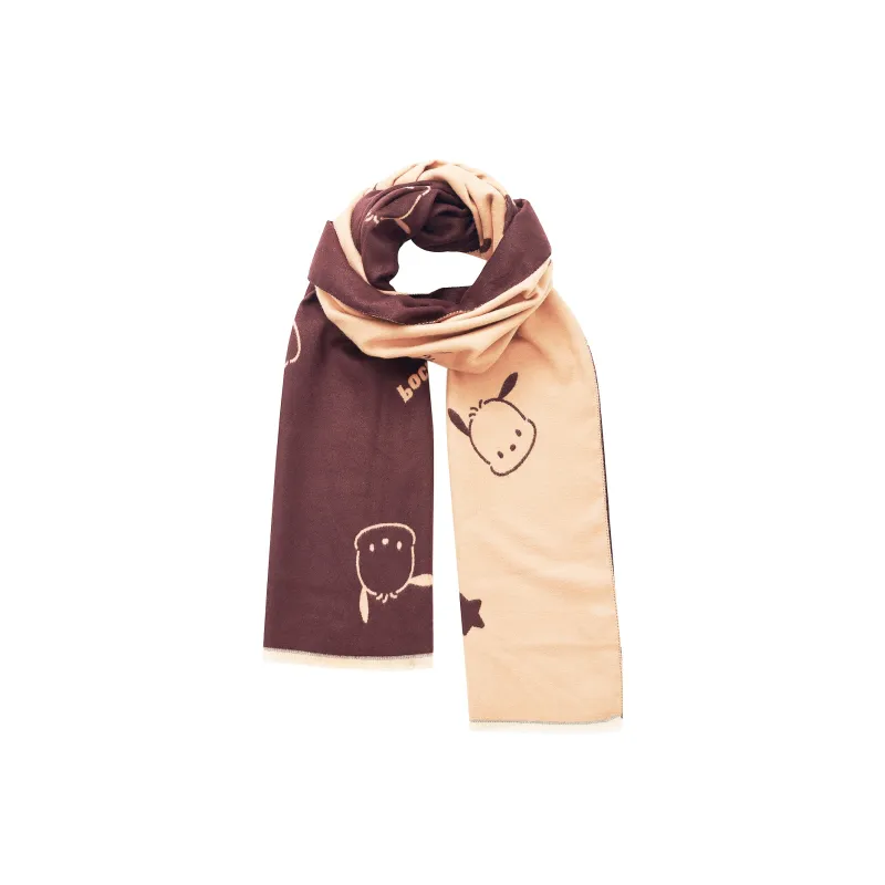 Hello Kitty X Sanrio Pacha Dogs Knit Scarves Unisex-0