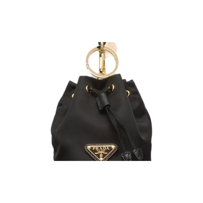PRADA Re-Edition Recycled Nylon Clutch Mini Women's Black-3