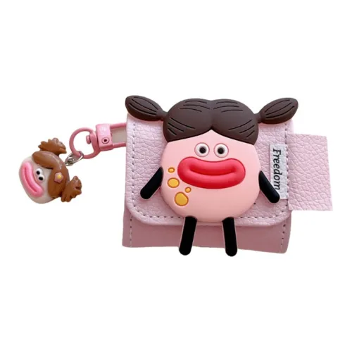Baohuguang Compatible With AirPods Pro 2/1/3/Pro Leather Fully Enclosed In Fun Cute Braided Girl Headphone Cases