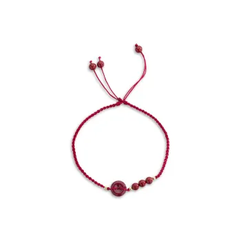 D.K.X Zisha Purple Clay Anklets Unisex
