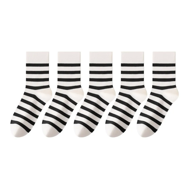 MIIOW Mid Calf Socks Men's 5 Pack-28