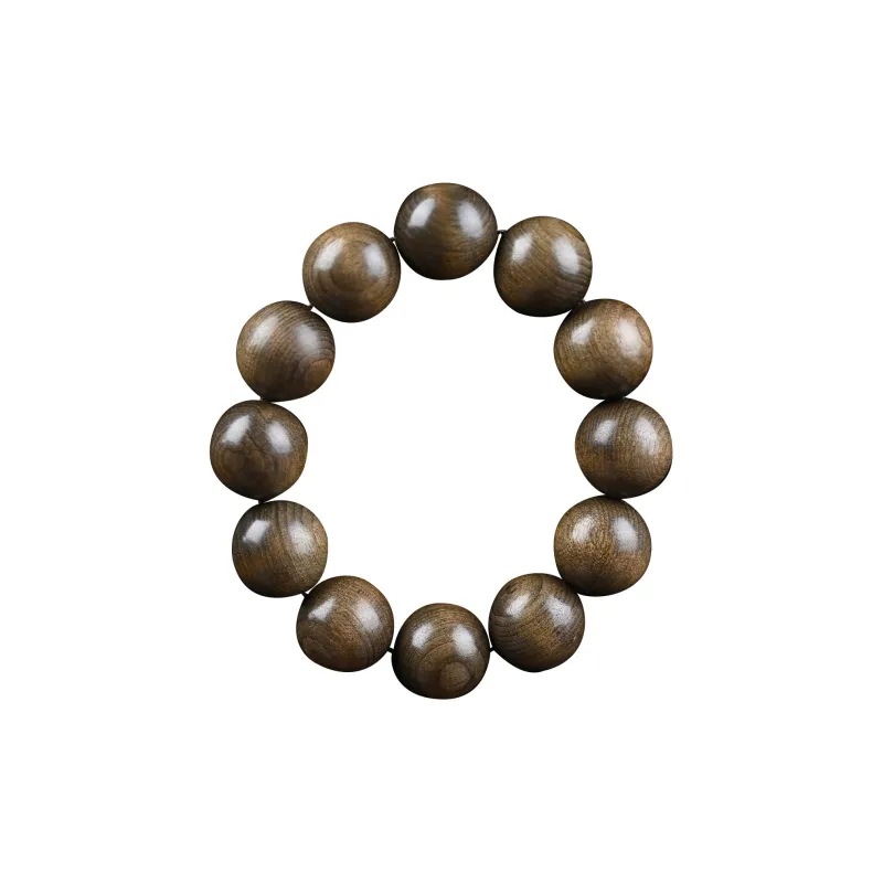 Cuiya Golden Building Bogwood Wooden Bracelets Unisex-0