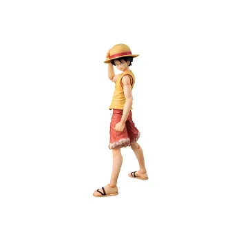 MegaHouse Monkey D. Luffy VAH One Piece Monkey D. Luffy PAST BLUE Ver. Yellow Action Figures