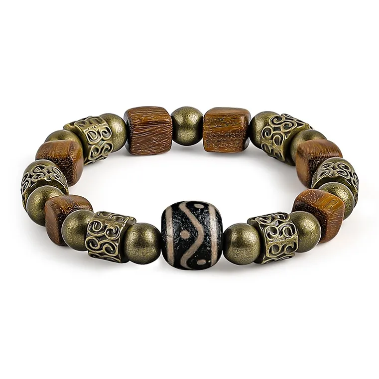 Cuud Green Sandalwood Bracelets Men's-0