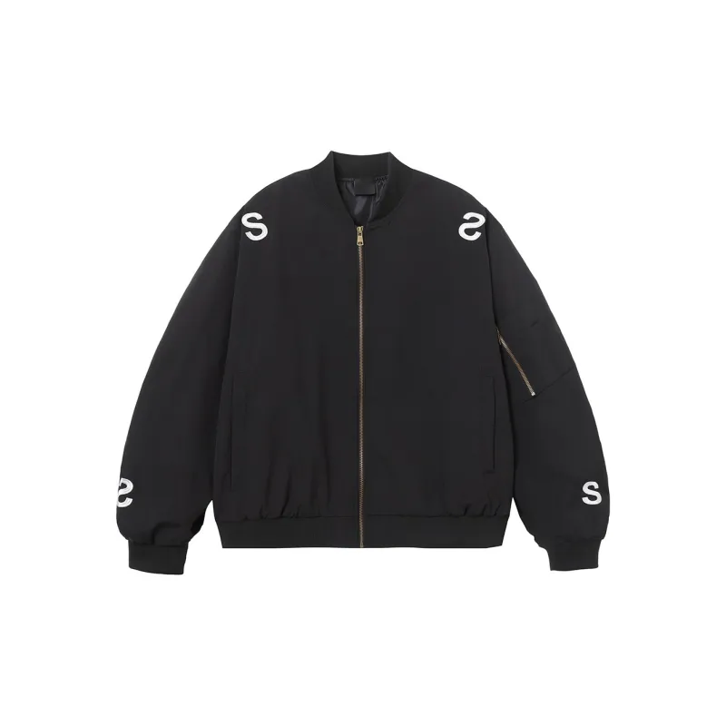 PAZZO Heavy Industry Embroidered Pilot Coach Jacket Unisex-1