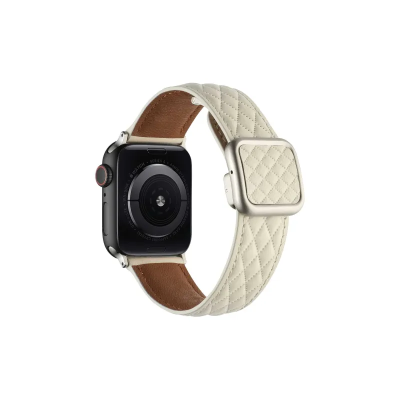 LOVINGCOOL Watch Bands Apple Compatibility Genuine Leather Material-3
