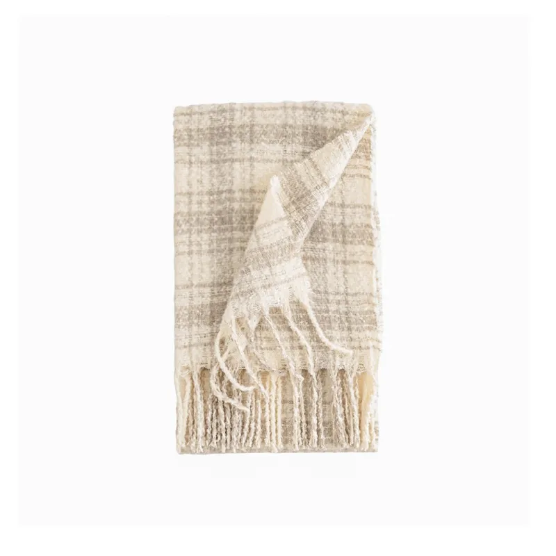 BAIJUAN Knit Scarves Unisex-3