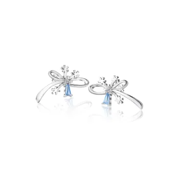 KEMLAIDA 925 Sterling Silver Stud Earrings Women's