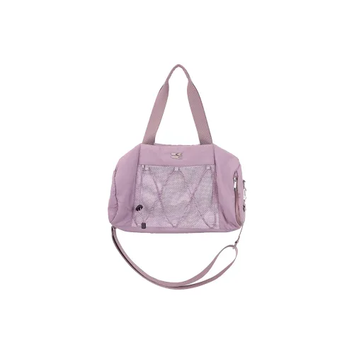 Crying Center Fabric Crossbody Bag Shoulder Bag Small Size Unisex Taro Purple/Light Bean Grey/Mocha