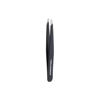 TWEEZERMAN Classic Trendy Black Tongs Easy To Use Large Size