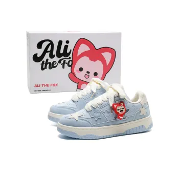 ALI THE FOX Anti Slip Wear Resistant Lightweight Breathable Low Top Skateboard Shoes Women's