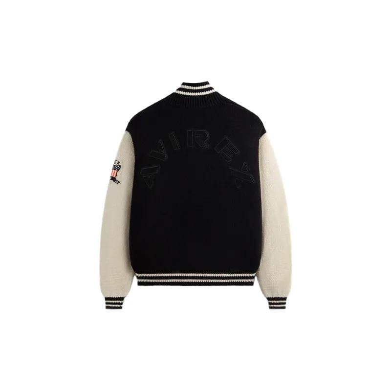 KITH & Avirex For The New York Knicks Wyona Full Zip Sweater-1
