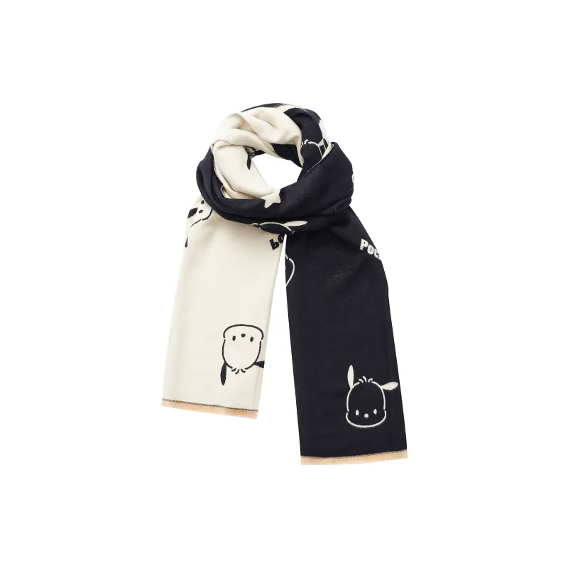 Sanrio Pacha Dogs Knit Scarves Unisex-0